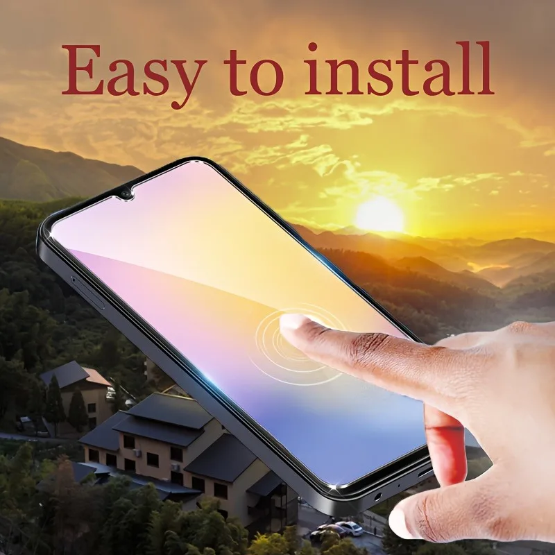 3 قطعة واقي للشاشة من الزجاج المقسى لهاتف سامسونج جالاكسي A25 A15 A05 A55 A35 زجاج الهاتف لهاتف سامسونج A54 A34 A74 A24 A14 زجاج