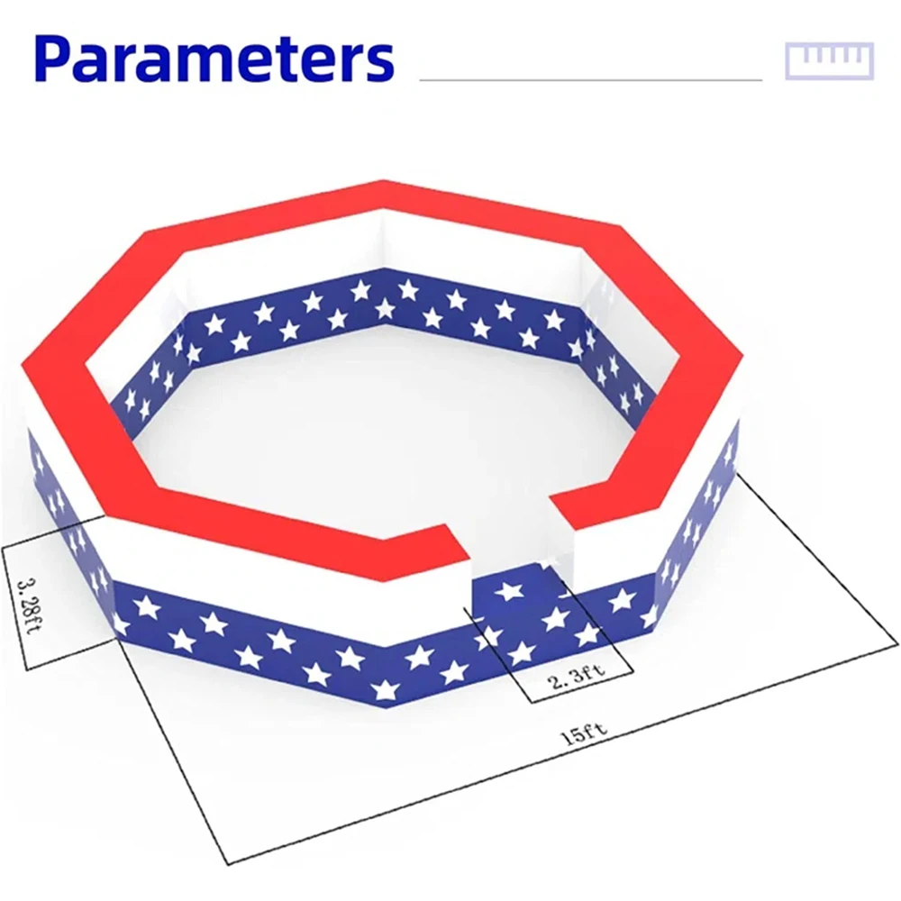 송풍기가 달린 팽창식 가가 볼 피트, 휴대용 가가볼 코트 가가 피트, 야외 학교 가족 파티, 팽창식 스포츠 게임