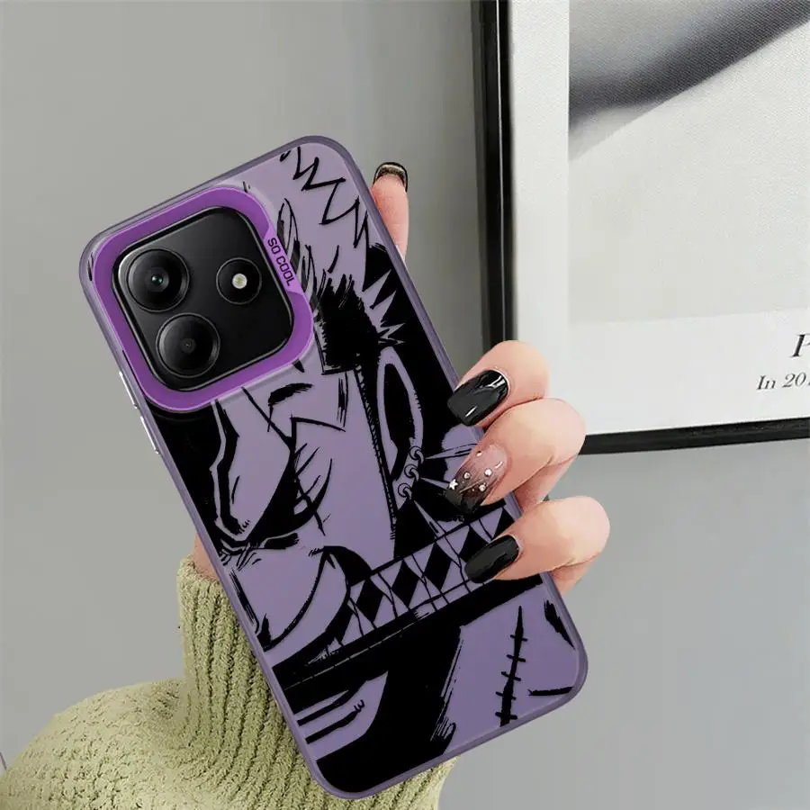 O-n-e P-ie-ce كارتون أنيمي بوي حافظة لهاتف شاومي ريدمي نوت 10s 10Lite 12s 9s 11s 13 12 11 14 Pro Plus غطاء هاتف خلفي #2