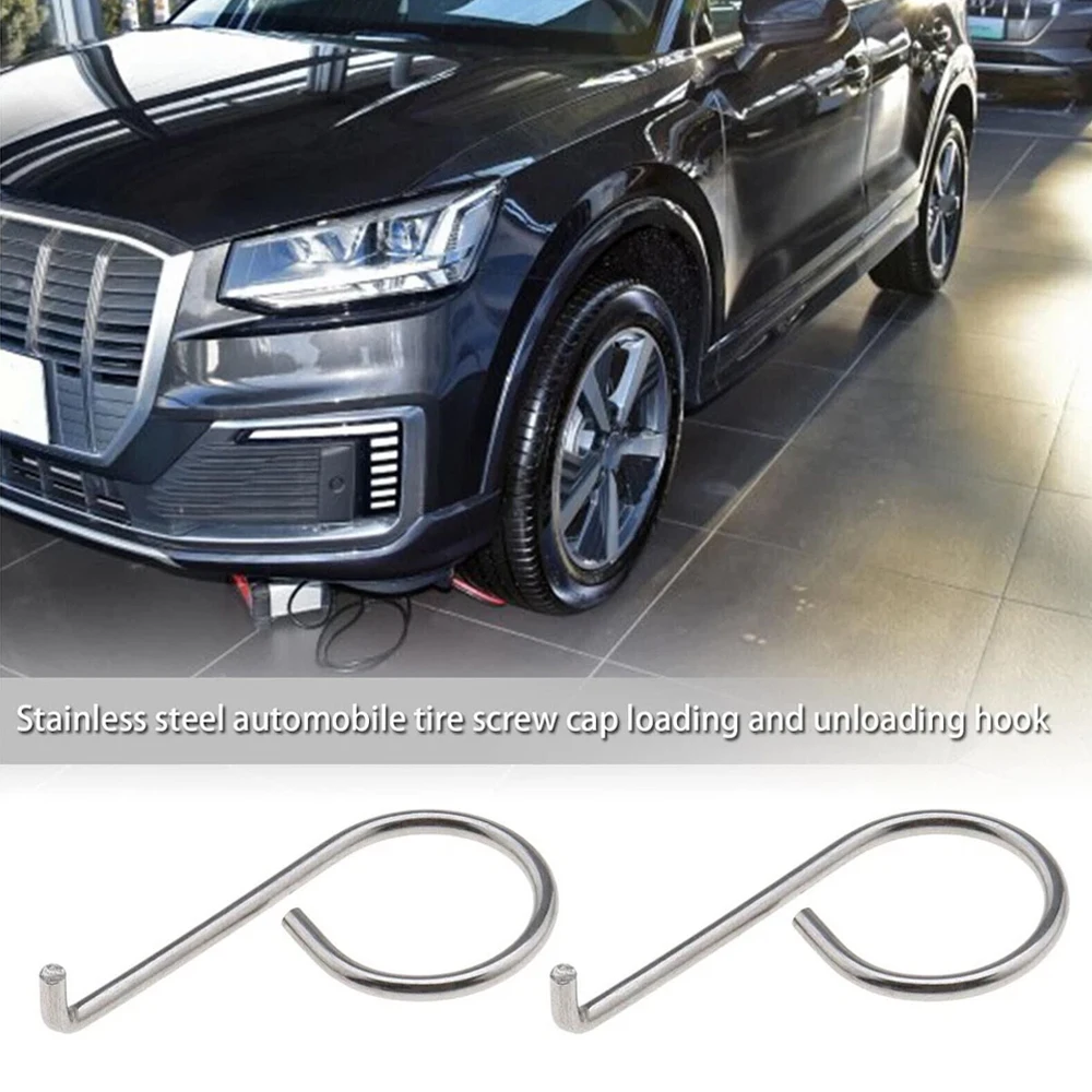 범용 자동차 바퀴 러그 너트 센터 커버 캡 제거 도구 6X 0012243   VW Audi Skoda 타이어 수리 키트용 썸네일 4