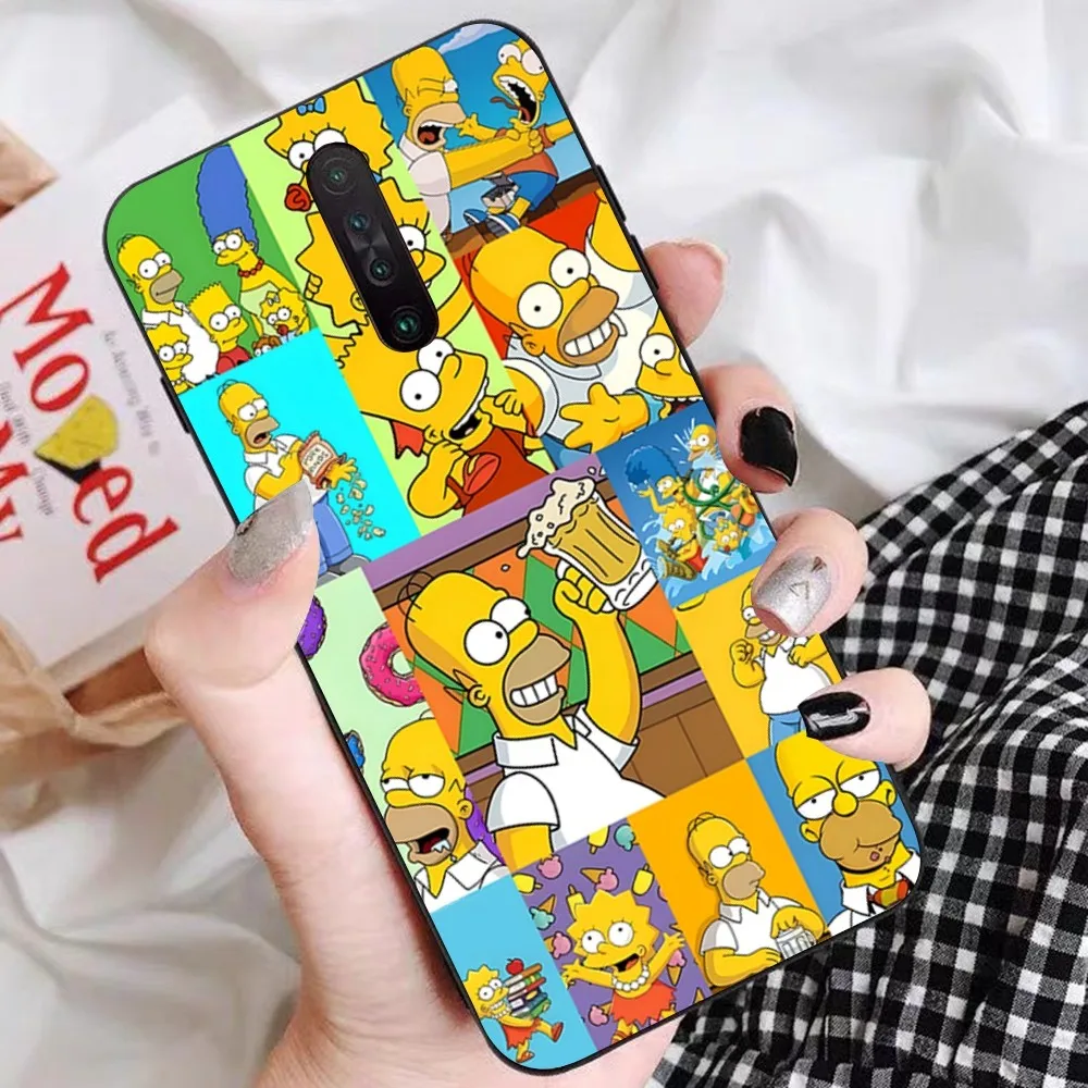 Cartoon The Homer S-Simpsons Phone Case For Redmi 5 6 7 8 9 10 plus pro 6 7 8 9 A GO K20 K30 K40 pro plus F3 Fundas