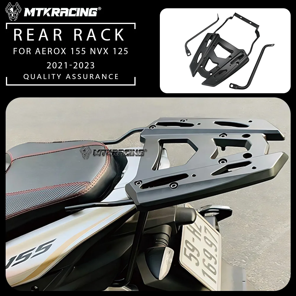 

FOR YAMAHA AEROX 155 NVX 125 V2 2021-2023 Modified Rear Tailstock Tailbox Bracket Rear Shelf Luggage Rack Motorcycle Accessories