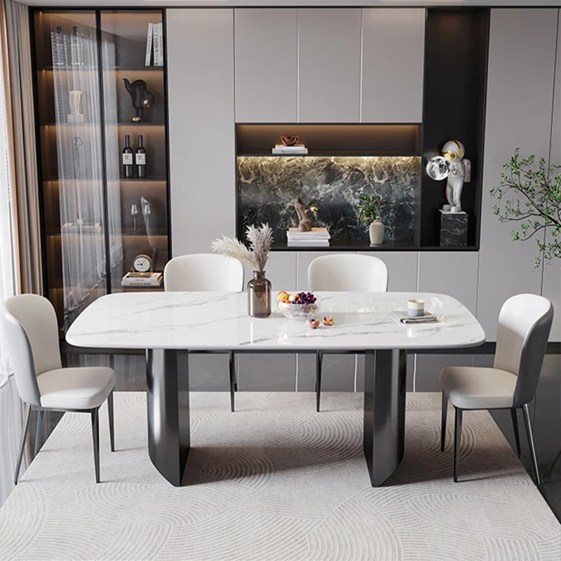 

Full Dining Room Table Chair Modern Living Furniture Coffee Chairs Games Dressing Marble Alternative Mesa Comedor Set Round