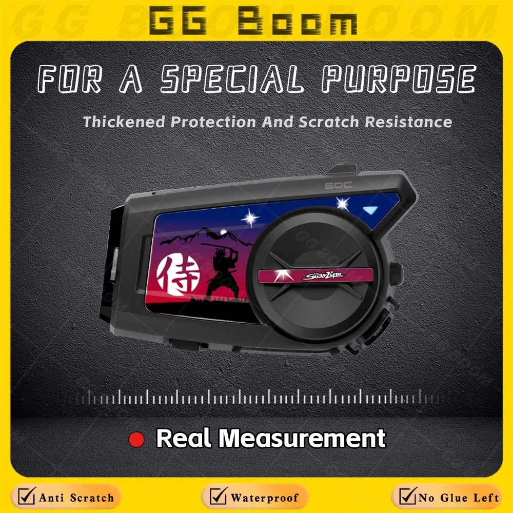 Motorcycle Helmet Bluetooth Headset Decoration Stickers Protection Earphone Anti-Scratch Waterproof Decal For sena 50c SENA 50C