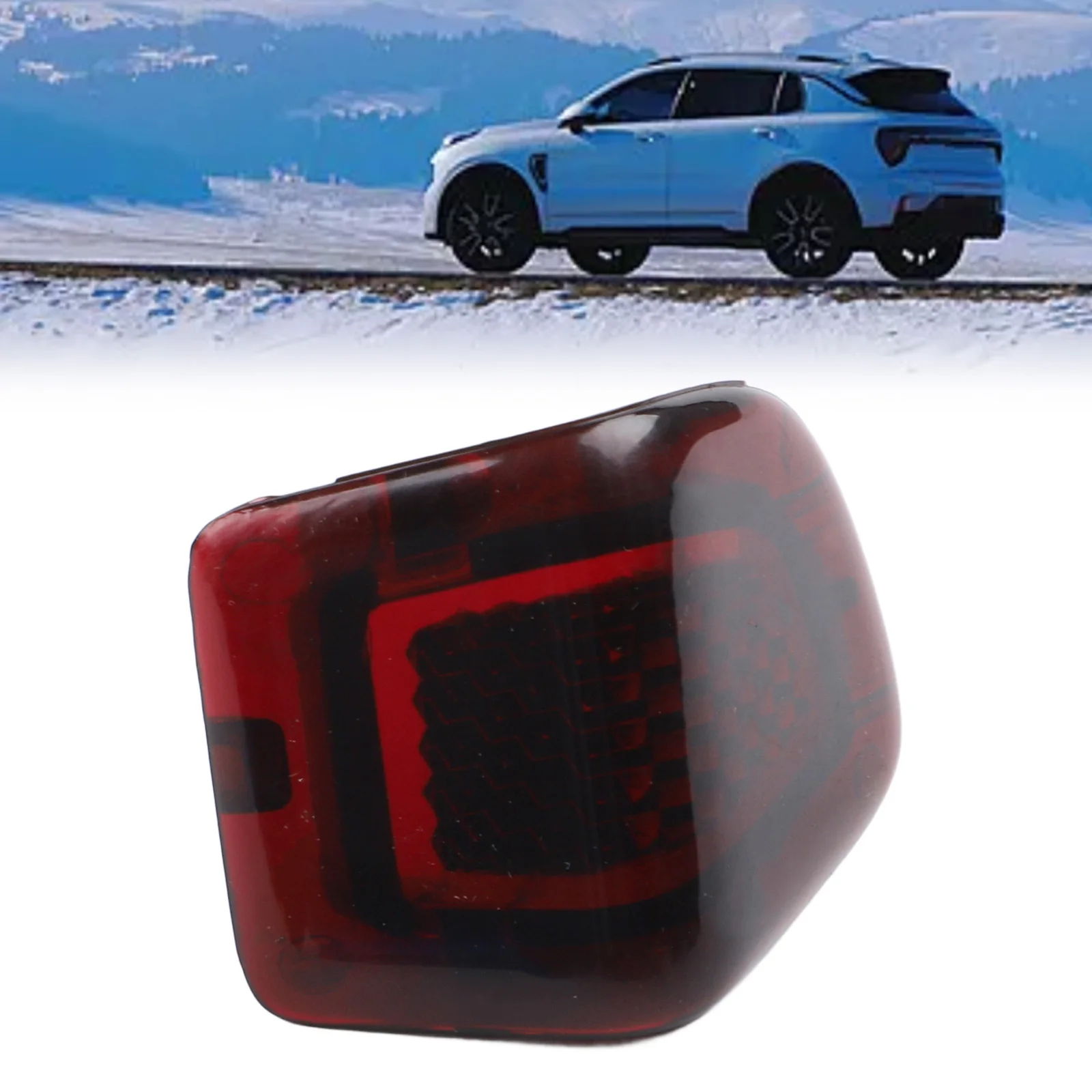 Car Front Door Reflector Door Signal Lamp Cover Red Reflective Film For Ford For Transit MK8 For Custom For Tourneo Custom 12-23