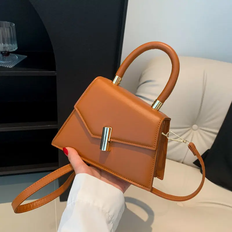 Green Fashion Sling Shoulder Bag Trend PU Leather Messenger Handbags Solid Color Leisure Stylish Crossbody Bags For Women Girls