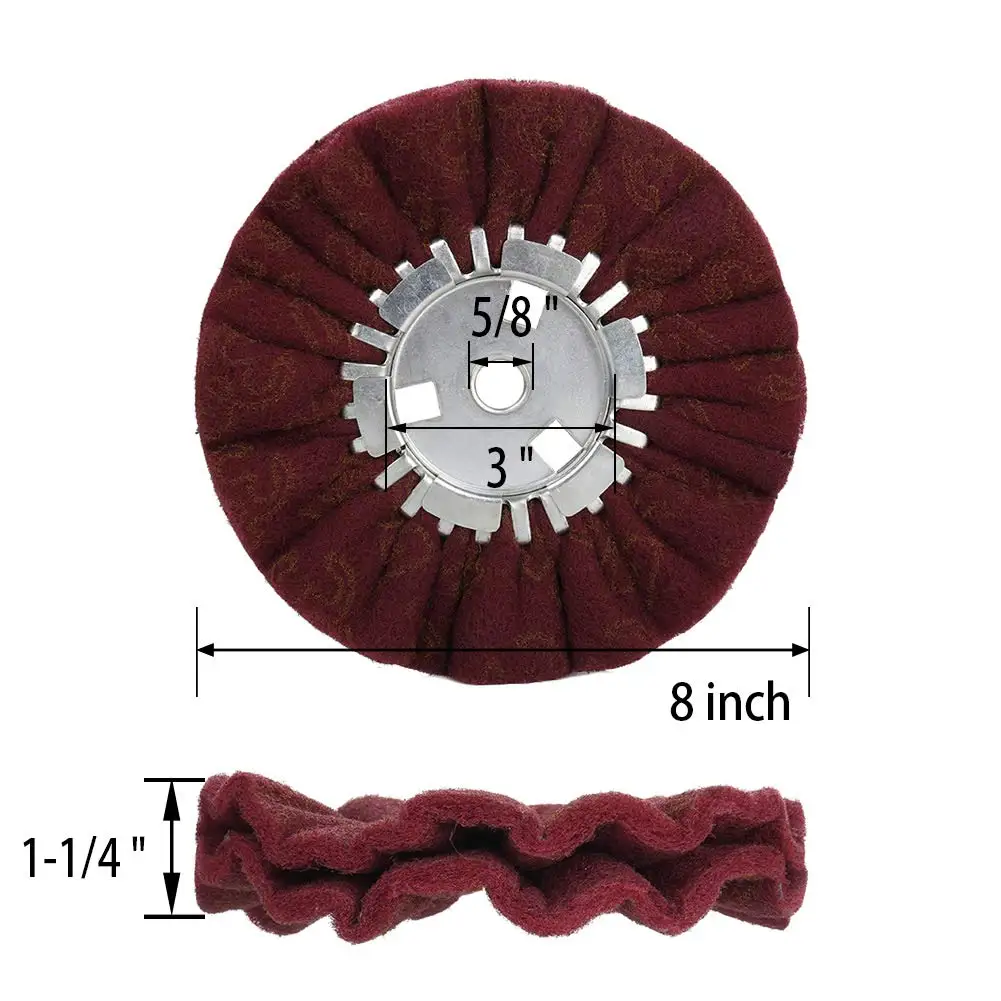 8inch Polishing Wheel Disc For Angle Grinder Metal Wood Rotating Grinding Wheel Home DIY Polishing Tool Accessories
