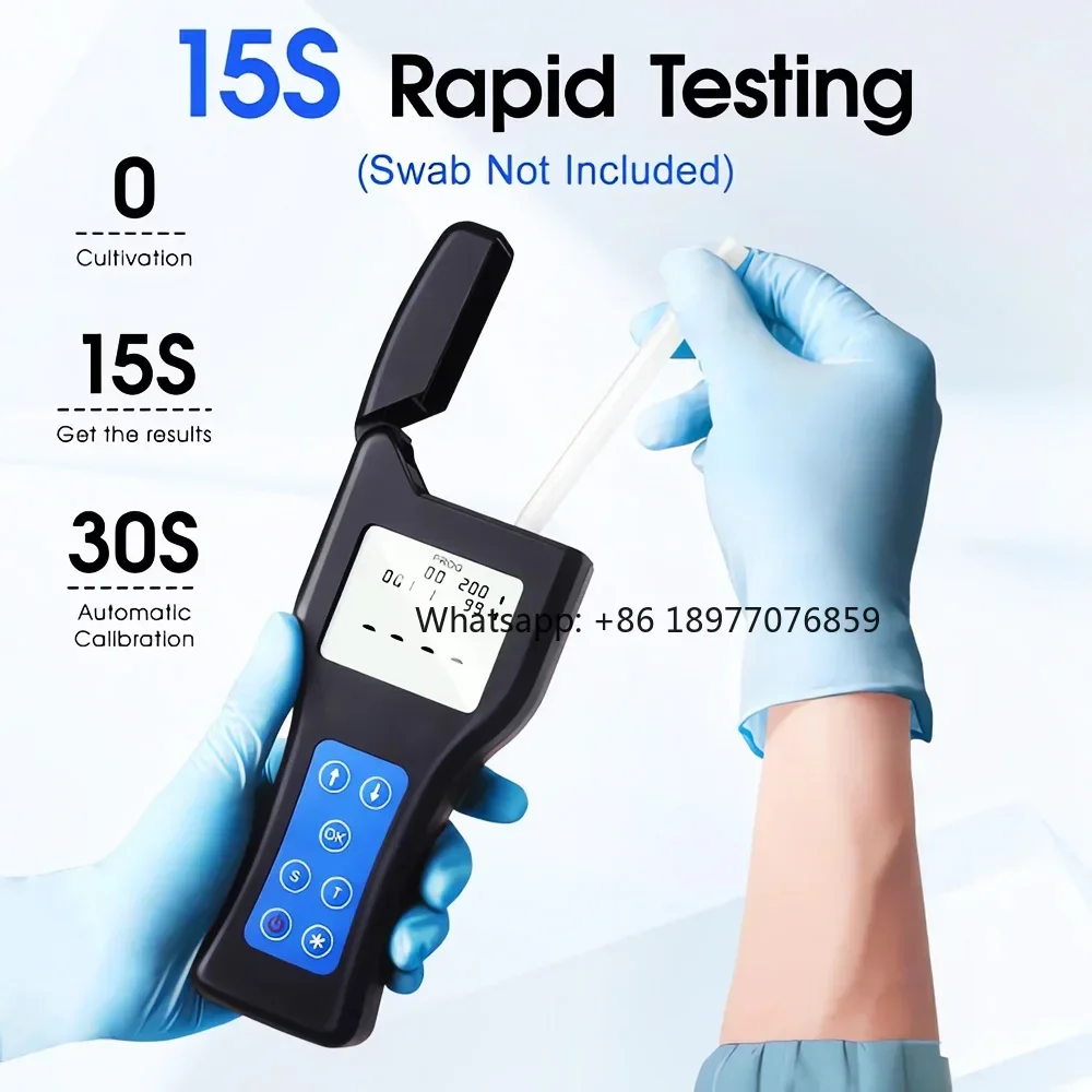 Portable ATP Detector for Surface Cleanliness Testing ATP Rapid Detector for Hygiene Monitoring Food Safety and