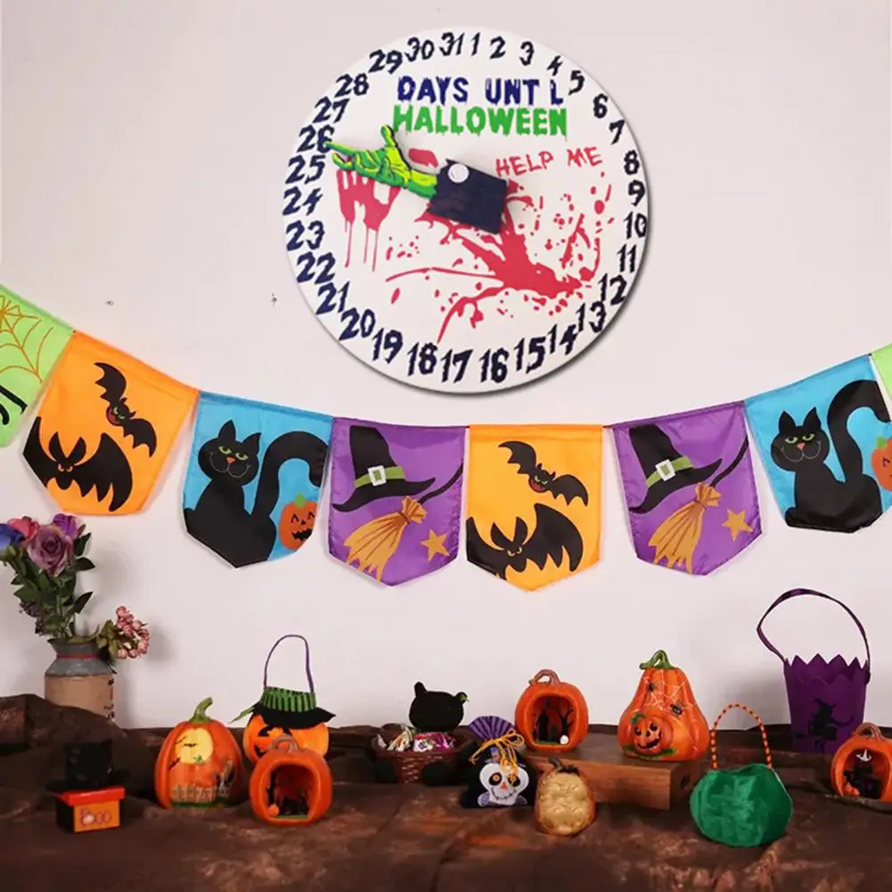 

Durable Halloween Countdown Calendar Halloween Advent Calendar Spooky Halloween Countdown Decor Wooden Advent for Festive