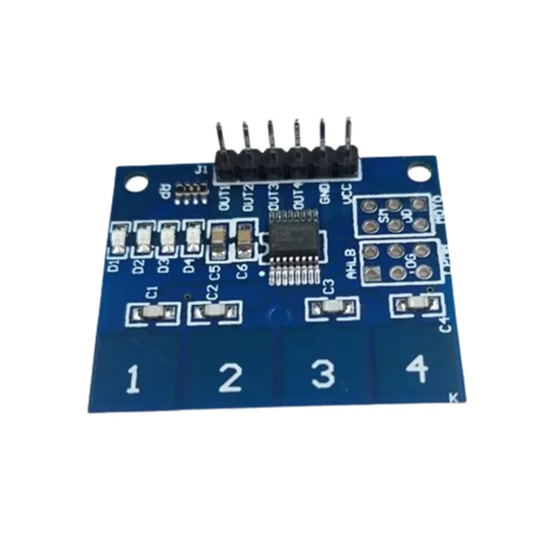 1pcs TTP224 TTP226 TTP229 Digital Switch Touch Module 4 8 16 Channel Way Capacitive Touch Switch Sensor Module