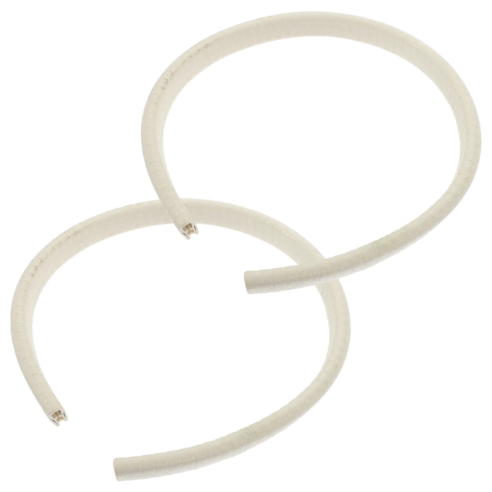 

2Pcs Downspout Safety Caps 4x3in White Rubber Covers Kids Pets Gutter Drain Protection Durable Waterproof Garden Home