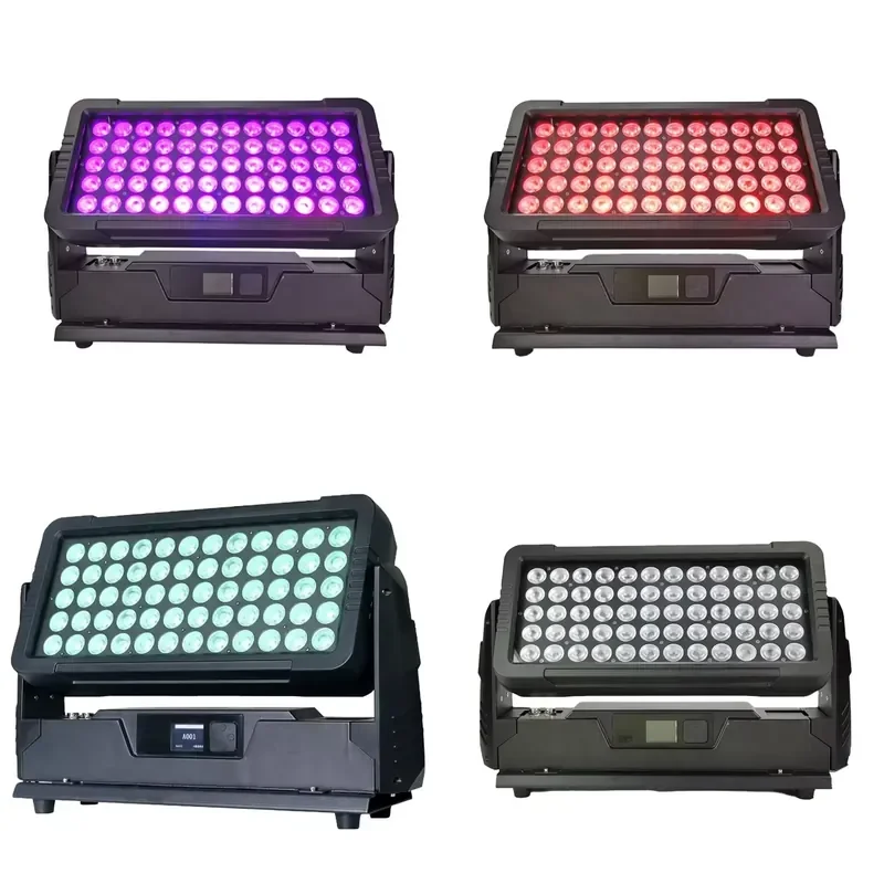 LED Flood Stage Light Factory OEM 60x15W 5-in-1 RGB Beam Wash Strobe Lights DMX512 Control IP65 Theme Park Use