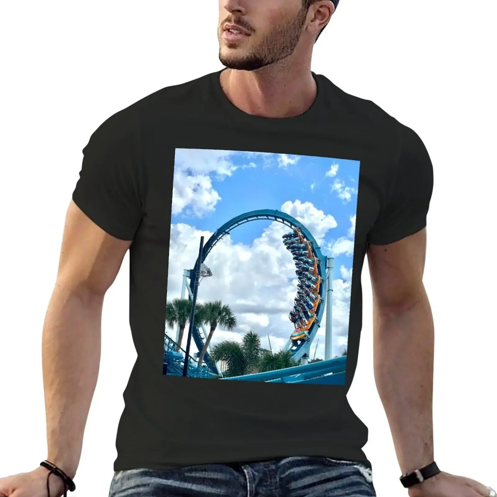 Pipeline Surf Coaster T-Shirt blue archive shirts graphic tees anime stuff vintage t shirts black t shirts for men