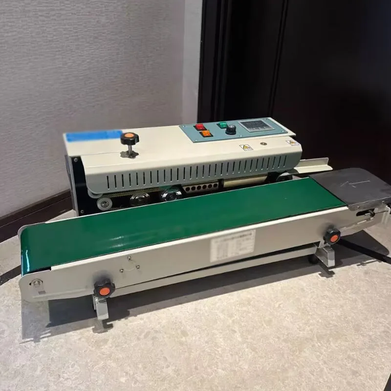 Automatic Film Sealing Machine Horizontal Band Sealer Pouch Polythene Plastic Bag Continuous Bag Heat Sealing Machine