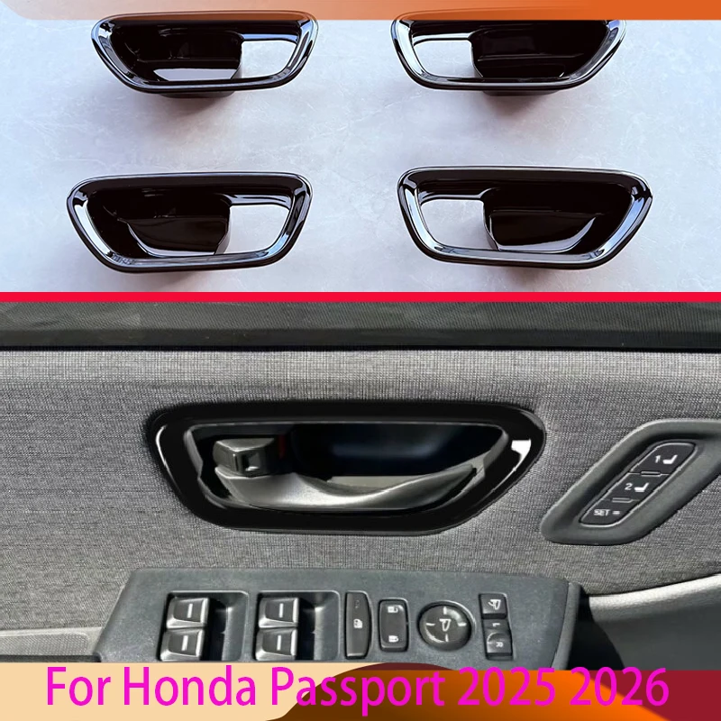 

Для Honda Passport 2025 2026, автомобильные аксессуары, крышка внутренней дверной ручки из АБС-пластика, накладка чаши, вставка, рамка, гарнир