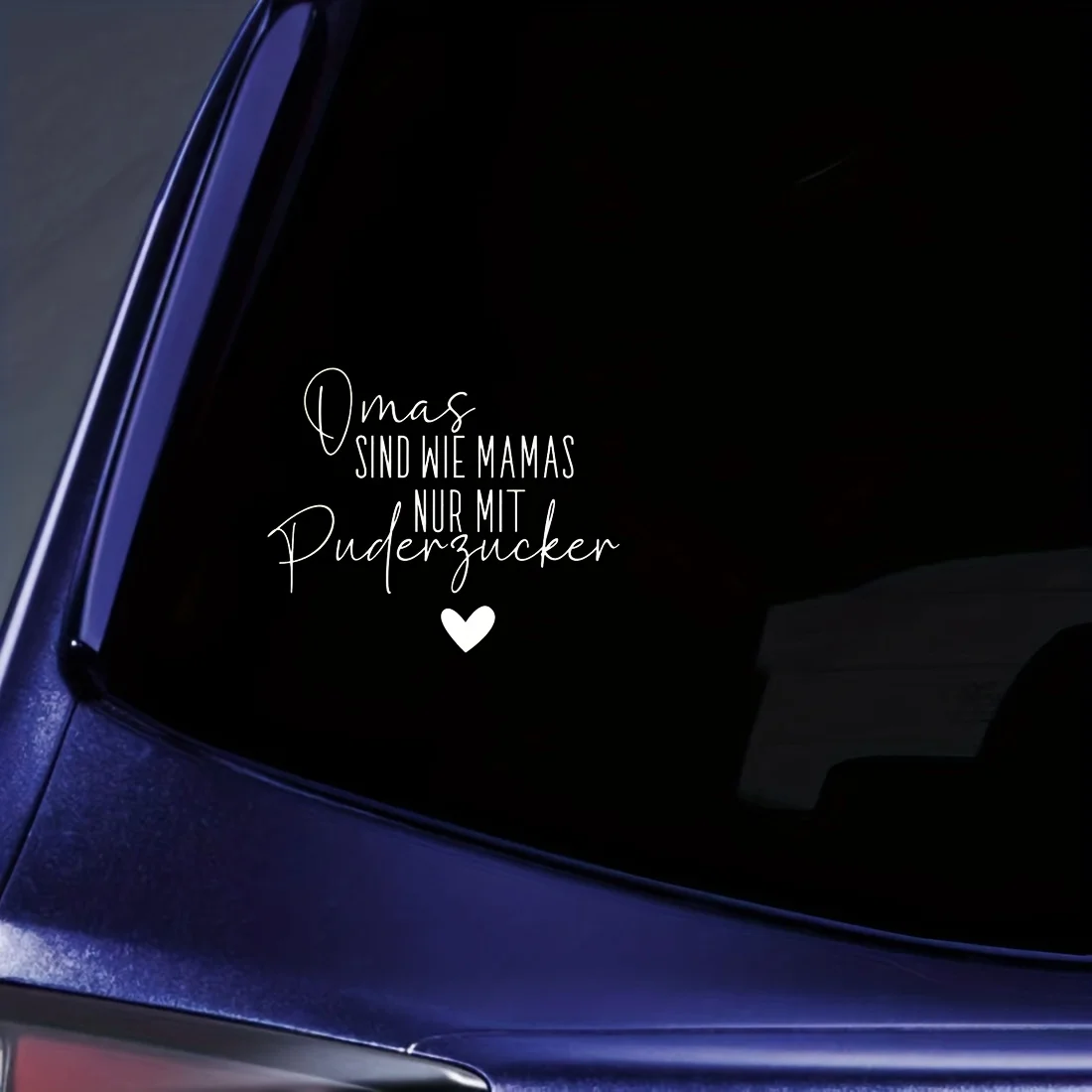 Grandmas are like moms only with powdered sugar Mirror Sticker，Car Sticker
