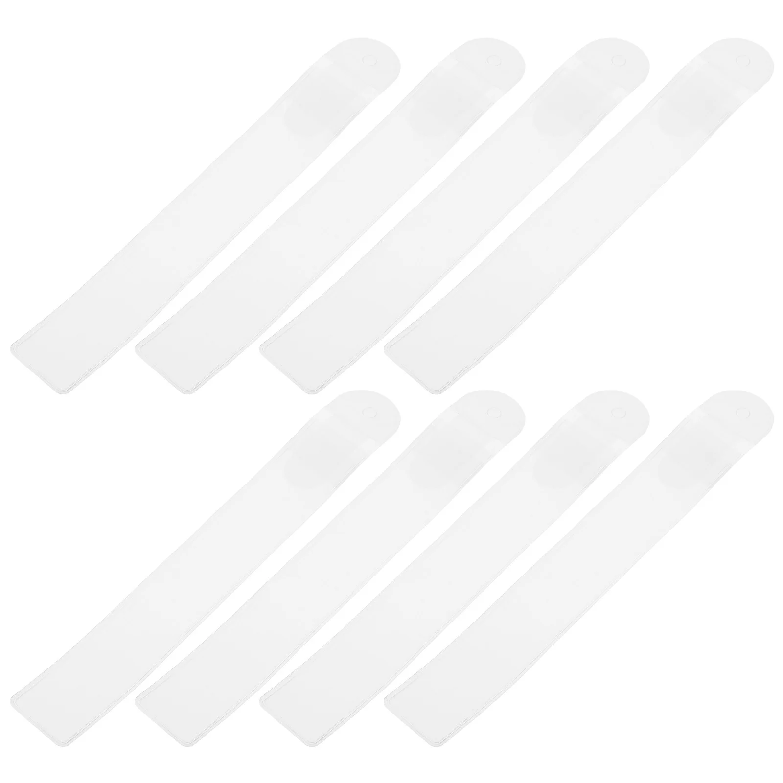 Bolsa de almacenamiento de viaje transparente para brochas de maquillaje, bolsa de plástico para herramientas de belleza para mujeres, diseño ligero y compacto, 50 Uds.