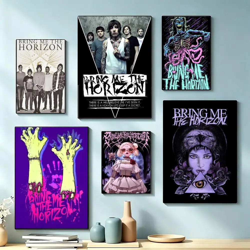 B-Bring M-Me The H-Horizon Band Poster Decorative Wall Art Stickers Mural For Home Living Room Hallway Decor Gift