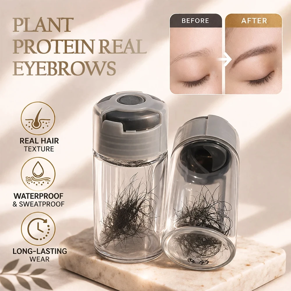

Пигмент для бровей с протеиновыми волокнами Real Eyebrow Texture Protein Fiber Cloned Eyebrows - полуперманентный, для микроблейдинга и перманентного макияжа, для мастеров PMU.