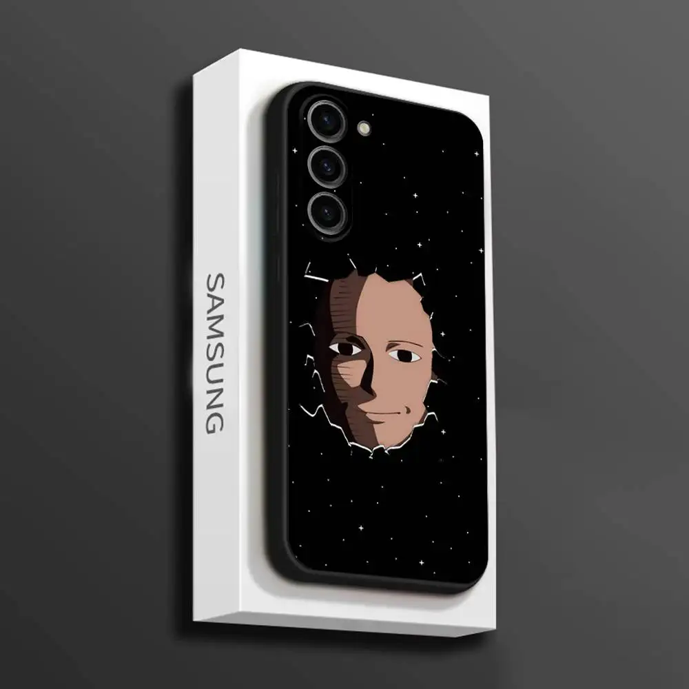 حافظة هاتف One P-Punch Man Saitama لهاتف سامسونج جالاكسي A 73,72,51,53,52,71,22,5G,Note,J7,8,9 غطاء أسود ناعم