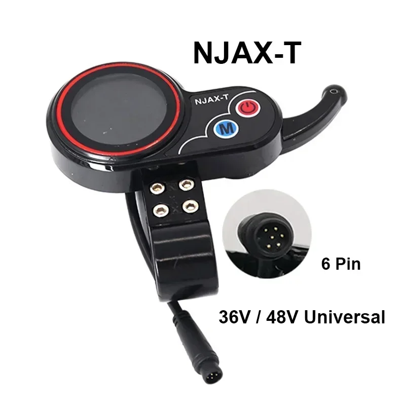 Electric Scooter LCD Display Meter Instrument Panel Power Switch Throttle 36V 48V Universal TF-100 SEALUP JH-01 LIVIAE NJAX-T