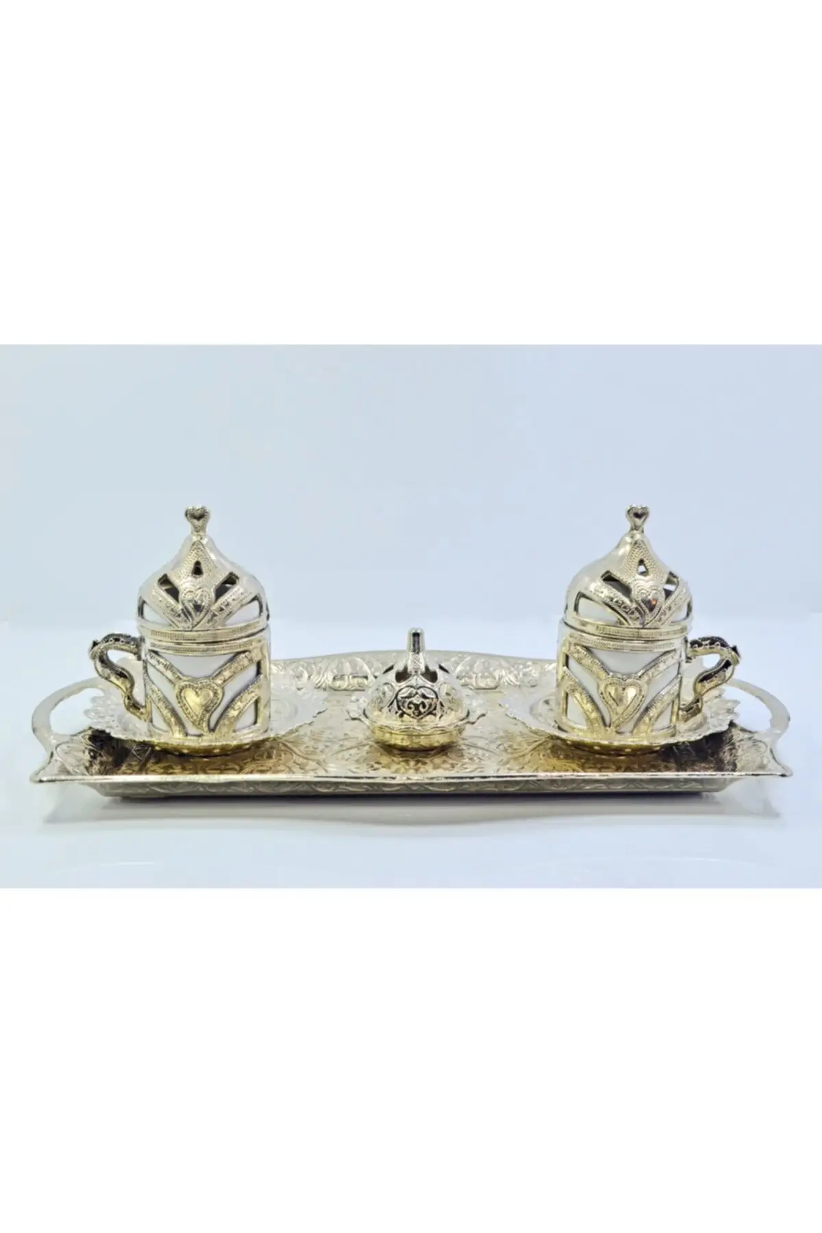 

DOLBOVI silver colored coffee cup set handmade espresso cup