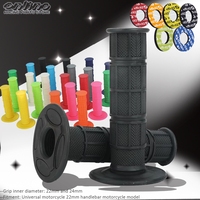 Black MX Gel Rubber HandleBar Grip For CR CRF XR YZ WR TTR KX KLX RMZ RMX RM TC TE FC FE ATV Enduro Motocross Dirt Pit Bike
