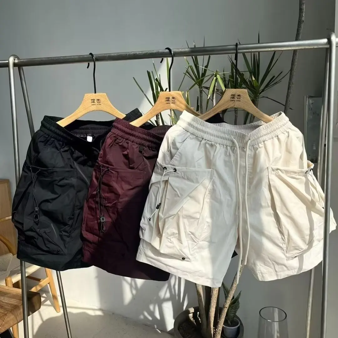 Mens Quick Dry Sporty Shorts Four Five Length Summer New Casual Youth Active Leisure Breathable Lightweight Fitness Shorts