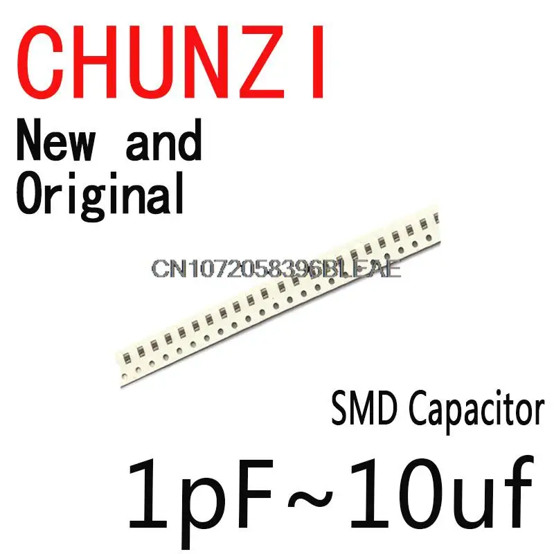 36Values*20PCS=720PCS SMD Capacitor Assorted Kit Component Diy Samples Kit 0805 1pF~10uf