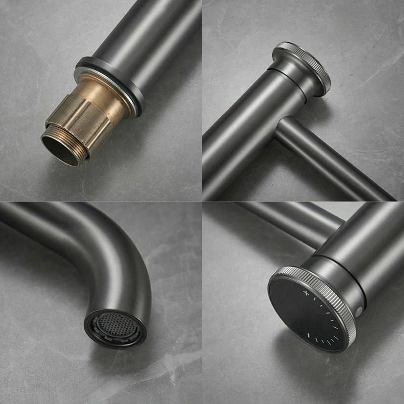 BAKALA Mechanical Style Basin Faucet Bathroom Stainless Steel  Washbasin Faucet Basin Mixer Chrome Faucet Taps