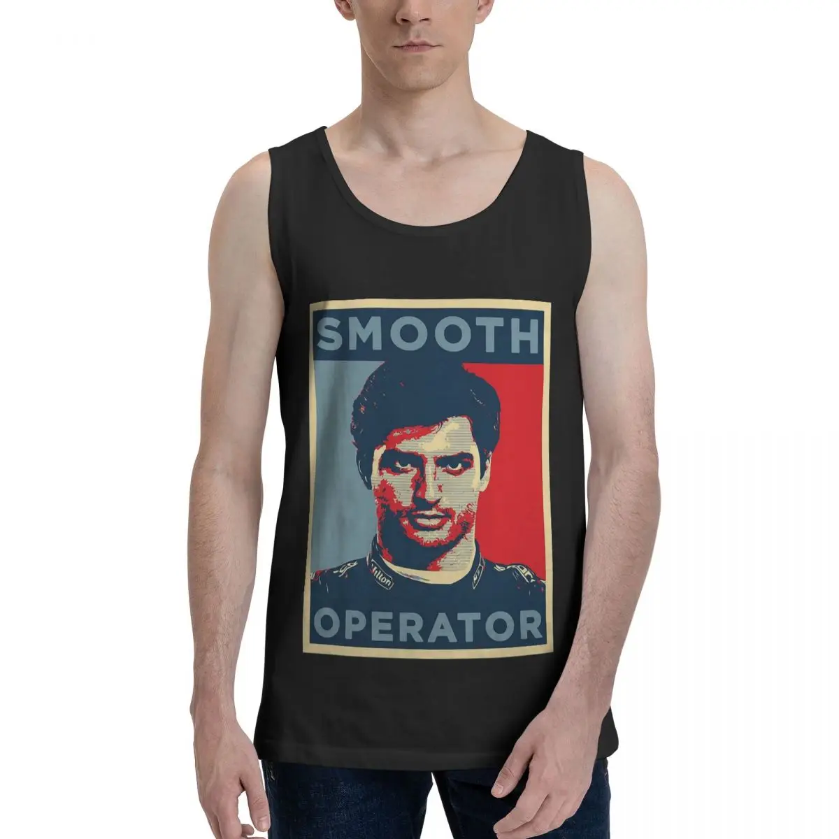 Rainbow Girls Boys Carlos Sainz Smooth Operator Great Men Wom Men's Sweatshirt Vest Sleeveless Tees Men Tank Tops T-shirt