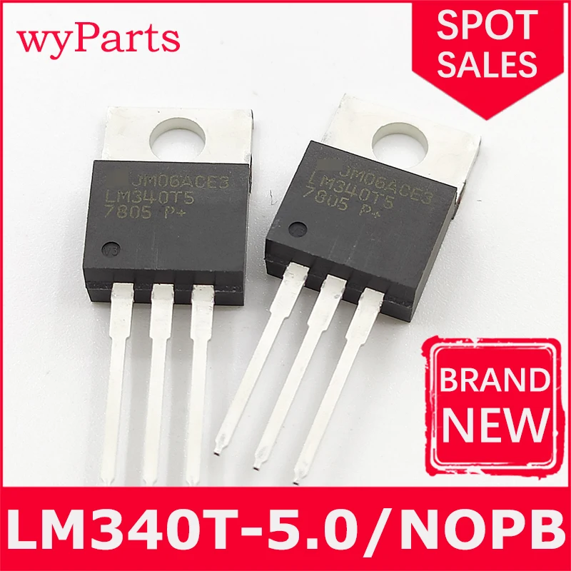 5 Pcs/lot LM340T-5.0/NOPB LM340T5 7805 LM340 BRAND NEW IC REG LINEAR 5V 1.5A TO220-3