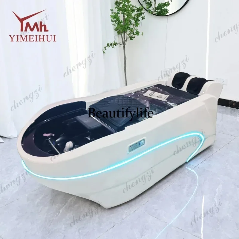 M138 TTT Salon head spa bed massage therapy hair shampoo washing electric table luxury head spa bed