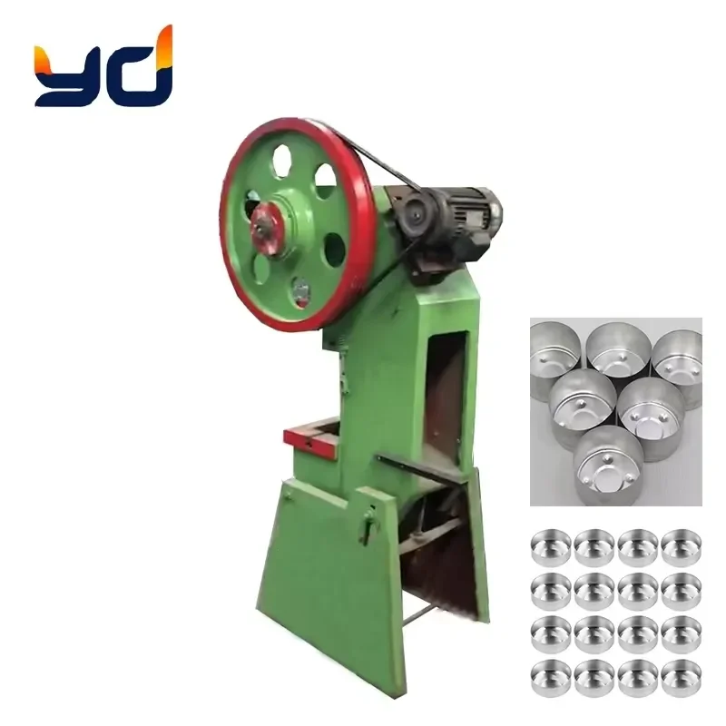 2026 CE Hot Sale 10000pcs/H Automatic Light Candle Container Punching Machine Aluminum Cup Making Machine with Core Pump