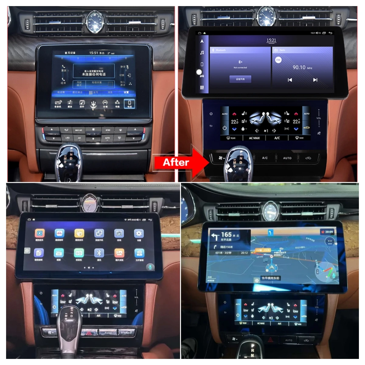 

The Lastes Android 12 Radio For Maserati Quattroporte 2013-2021 Android Carplay Car Auto Stereo GPS Navigation Multimedia Player