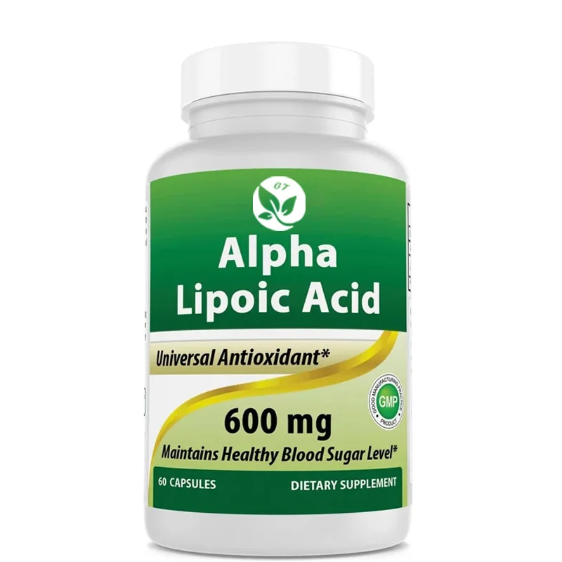 Lipoic Acid 600mg 60 Capsules - Ala Powerful Antioxidant ( Capsules ( Bottle)