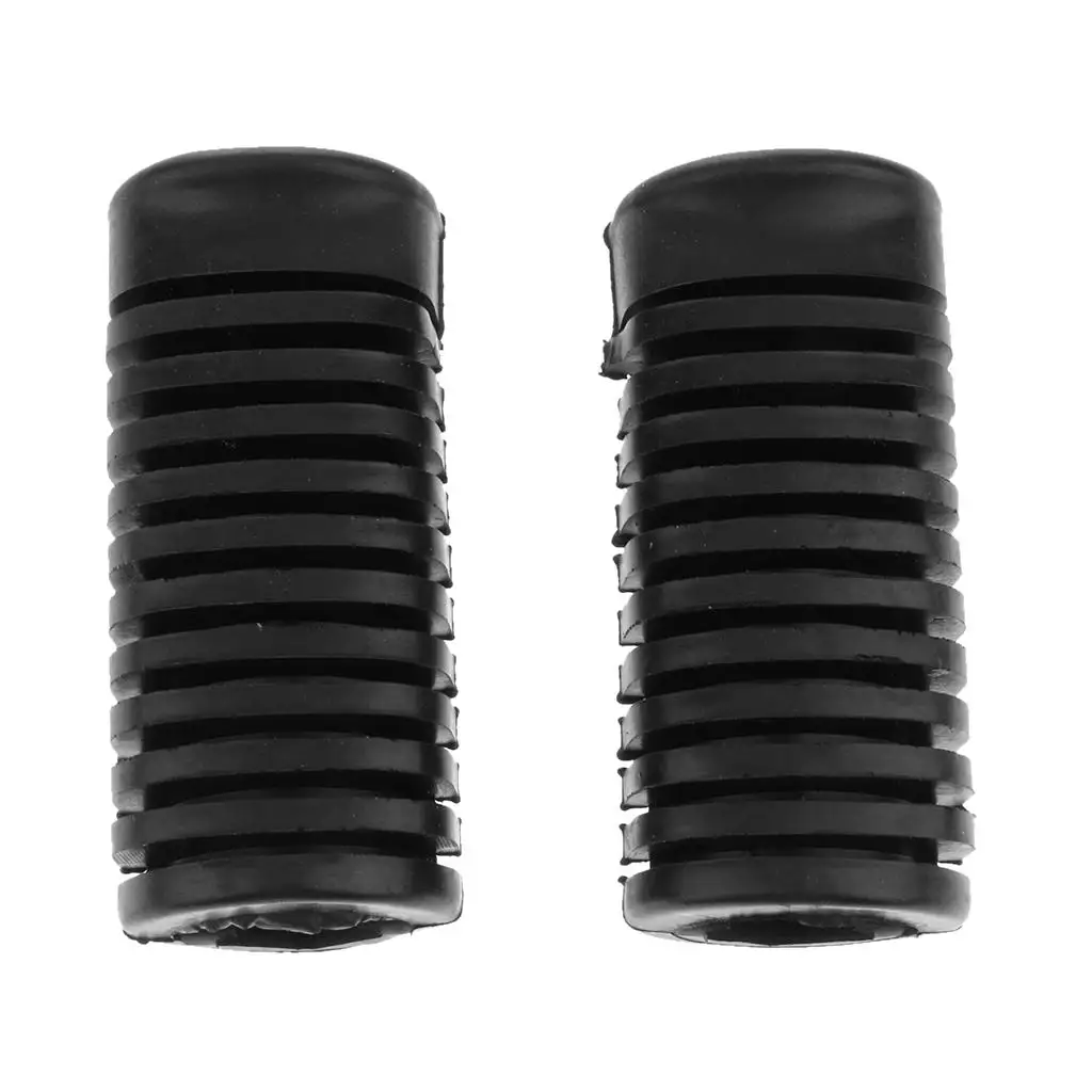Durable Rubber Motorcycle Foot Peg Pedal Cover Shell Nonslip Surface for Honda CG125 Front Rear Footrest