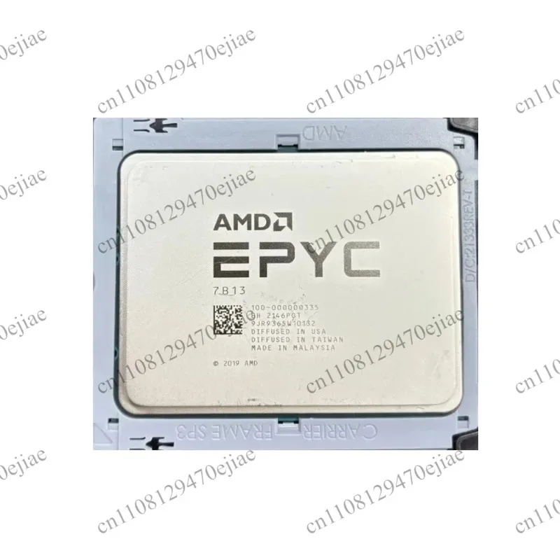 Used AMD EPYC 7B13 64-Core 128-Thread Server CPU, 2.2GHz SP3 Socket 7nm Processor, 280W TDP (100-000000335) NO VENDOR LOCK