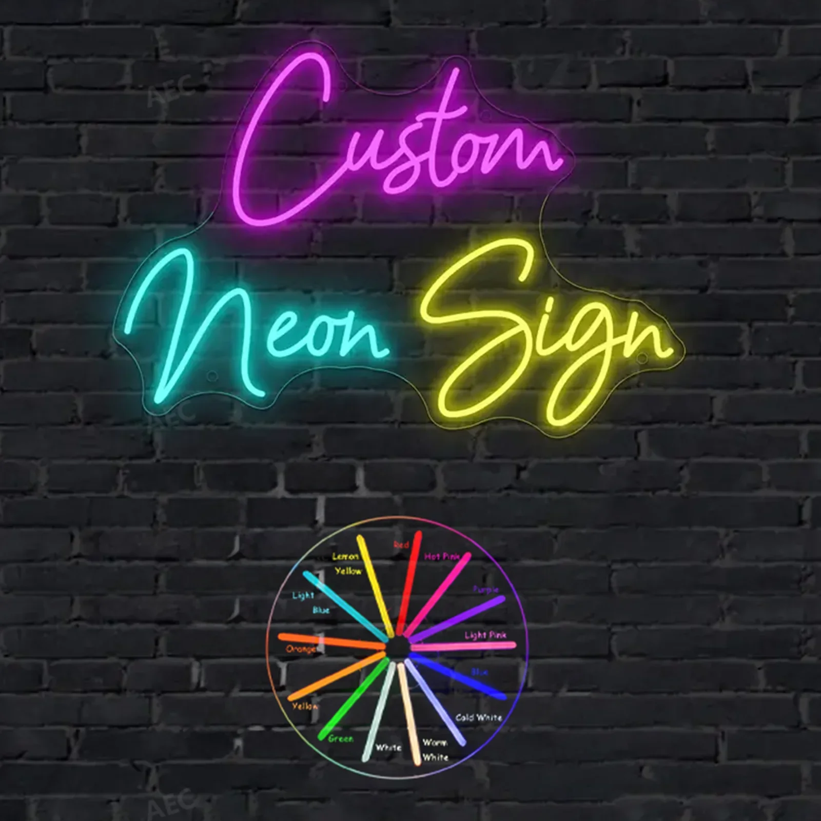 Custom Neon Sign Light Personalised Name Neon Led for Birthday Party Bar Wedding Room Wall Decoration Customized Neon light