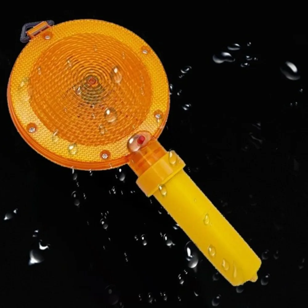 Waterproof Handheld LED Barricade Light with Hanging Ring LED Light Source Traffic Safety Light High Visibility Strobe Function