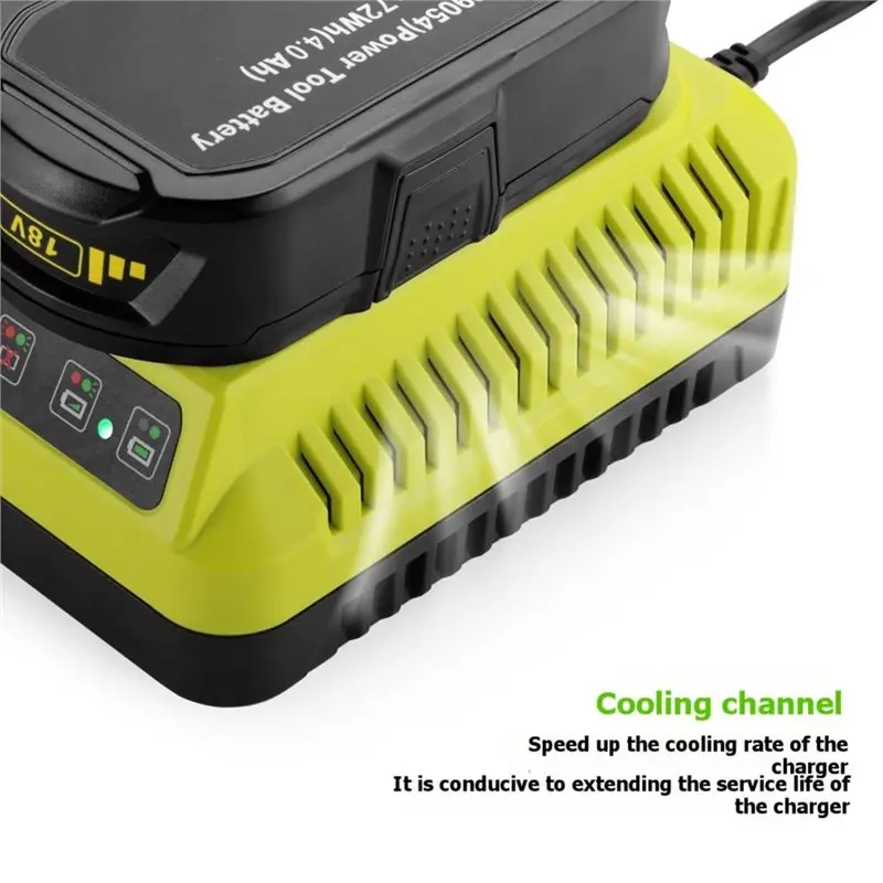 Popular Style P117 Battery 12V-18V Replacement For Ryobi Li-Lon 3A For Ni-MH& Ni-CD 2A UK Plug