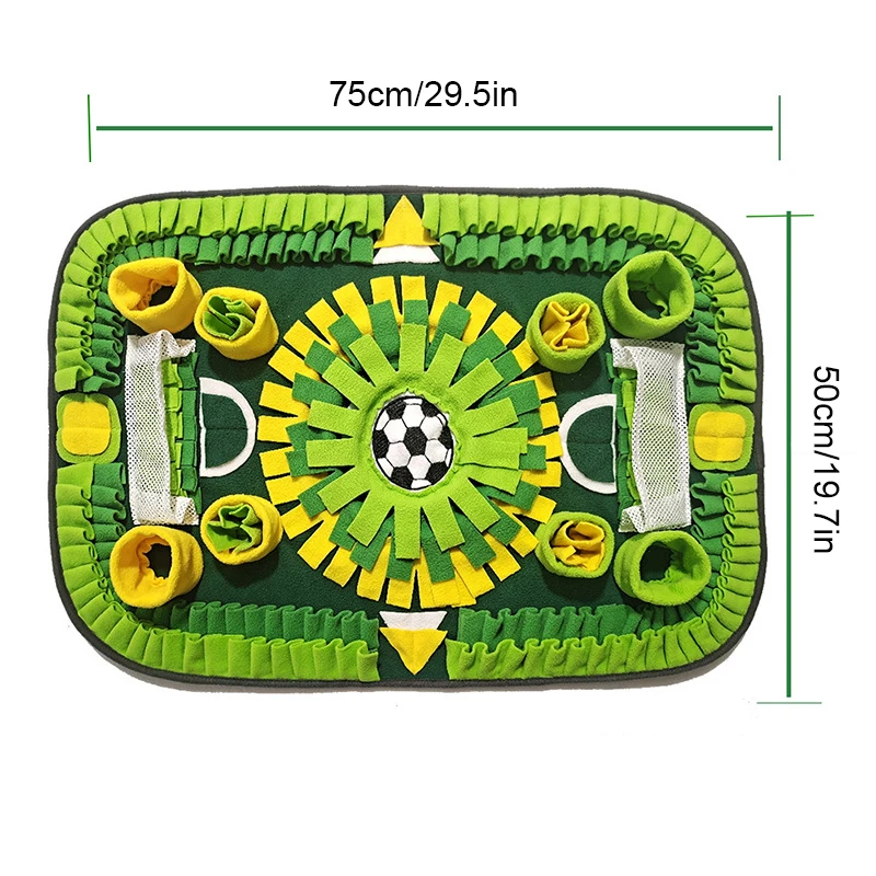 Football Field Pet Smell Mat Slow Food Smell Pet Training Mat Hidden Food Decompression Dog Football Field Educational Toys