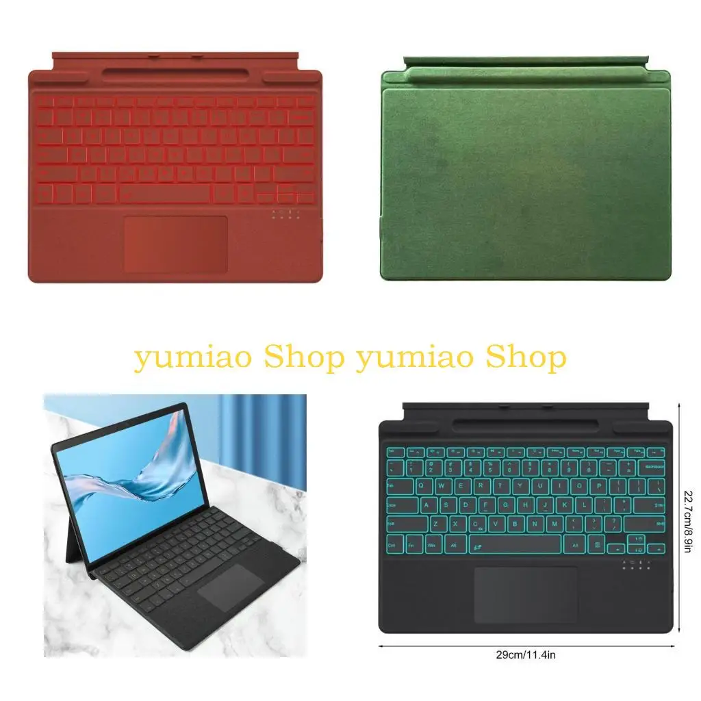587B Wirelessly Keyboards Touchpad For Surface 8/9 Tablets Detachable