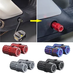 2pcs Electric Bike Pedal Hole Plug Central Axle Plug T6 Aluminum Alloy,Suitable for Niu U1 Uqi Us U+ Uqi+ U1c U1b U-be  Series