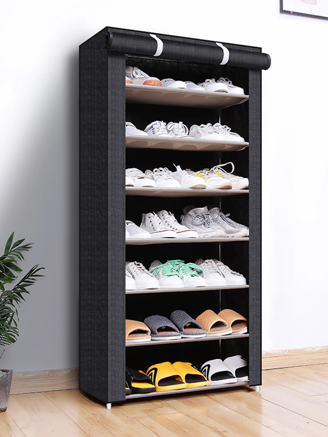 10/8/6Layers Shoe Cabinet Dustproof Fabric Organizer Stand Holder Hallway Saving Space Shelf Home Furniture Storage Shoe Rack