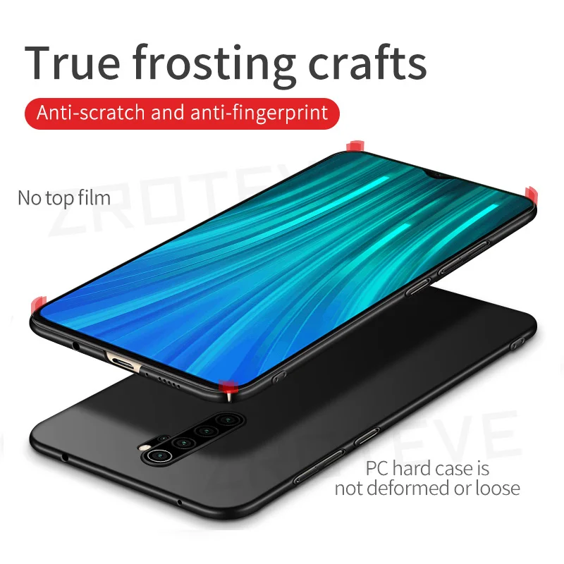 For Redmi Note8 Pro Case ZROTEVE Ultra Slim Hard PC Frosted Cover For Xiaomi Redmi Note 8T 7 8 Pro 2021 Xiomi Note7 Note8T Cases