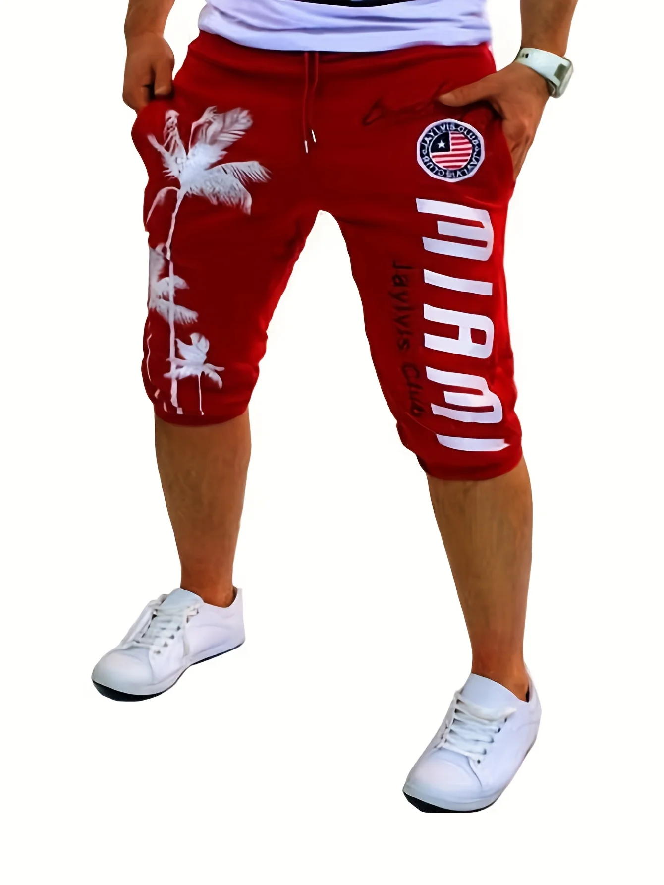 

Men's Casual Letter-Print Trousers — Ideal for Outdoors & Daily Wear — Durable, Sporty Casual Pants for Spring & Summer