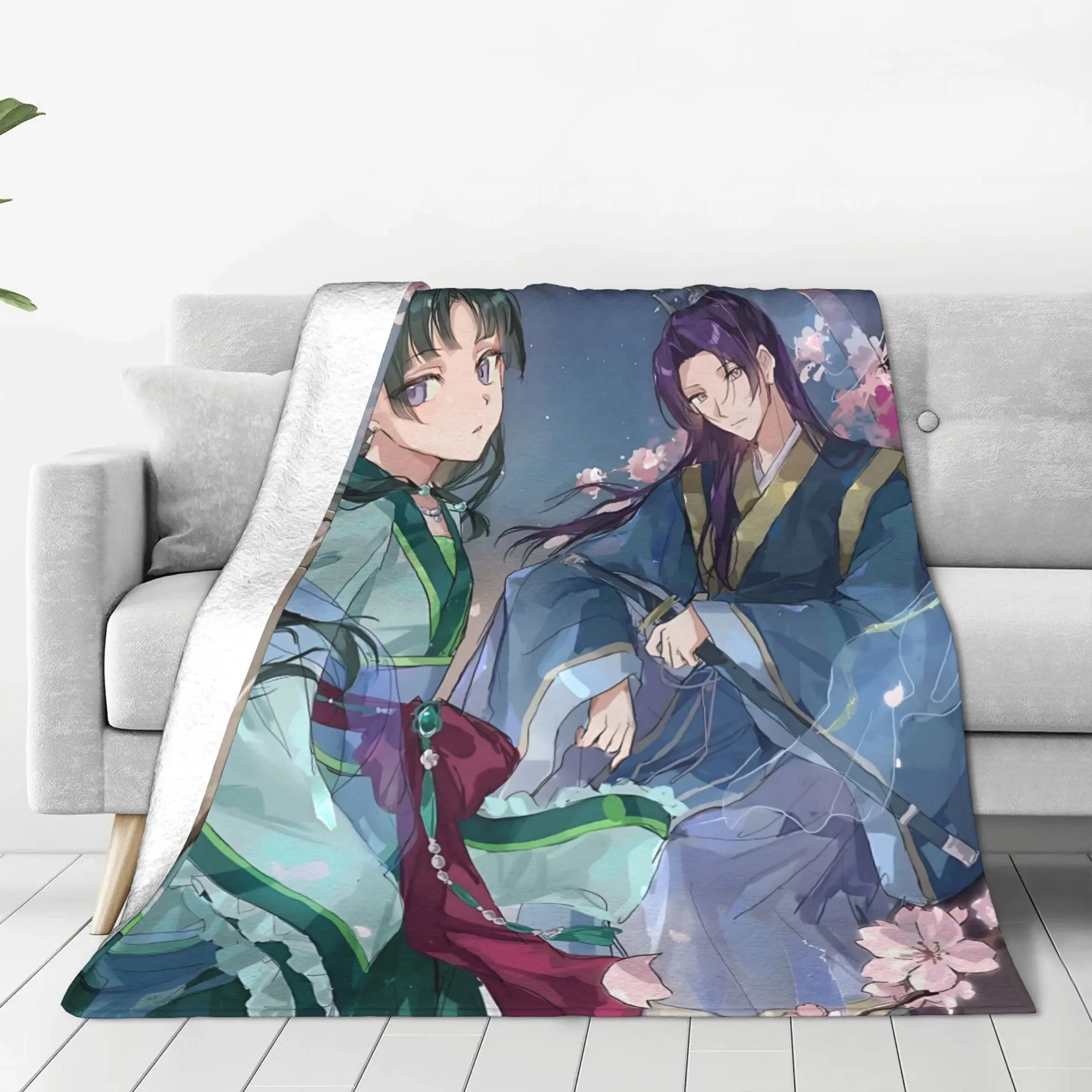 1PC home Cutecore The Apothecary MAOMAO  Blanket Super Cosy Plush Home Living Room Sofa halloween
