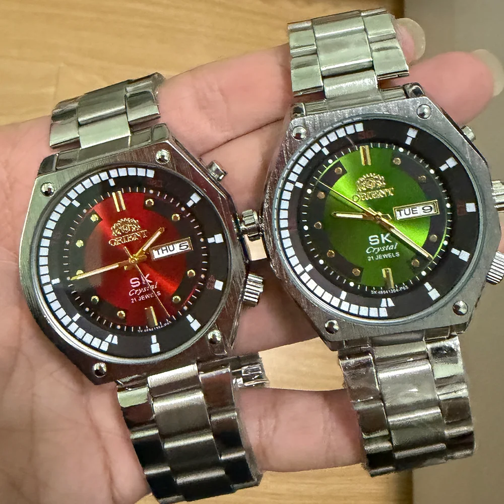Luxury AAA Hot Orient Original Brand Quartz Watches For Mens Multifunctional Auto Dual Calendar Week Date Wristwatch Male Clocks view 6