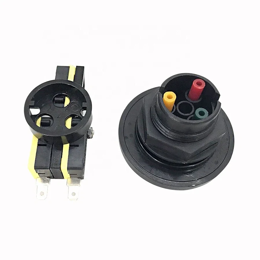 3 in 1 round Microswitches Push Button Triple Color Self Reset Arcade Game Vending Machine Pinball Parts Coin S witch